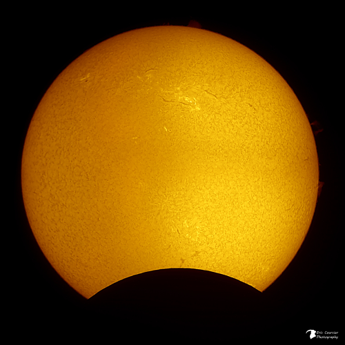 Eclipse partielle de soleil du 25-10-2022