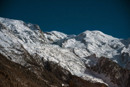 Mont Blanc au clair de Lune