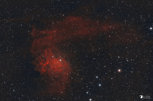IC405 Nébuleuse de l'étoile flamboyante 