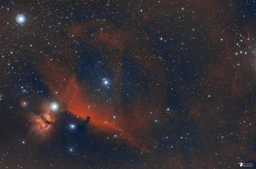 IC434 dans la constellation d'Orion